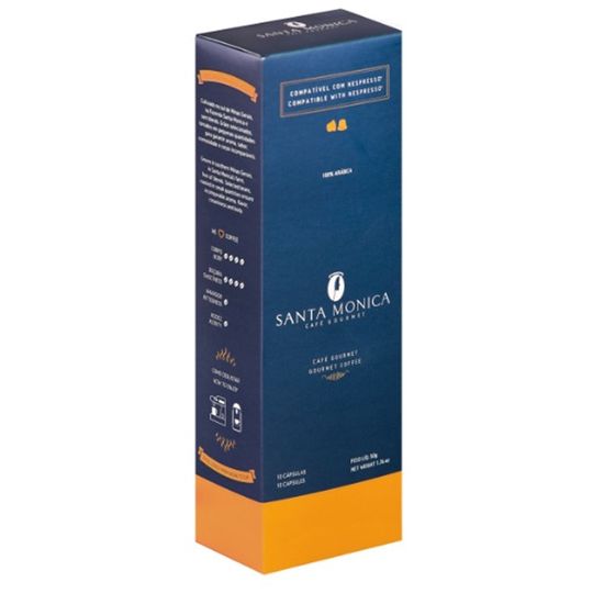 Café Santa Mônica Gourmet em cápsulas 10 unidades cafestore