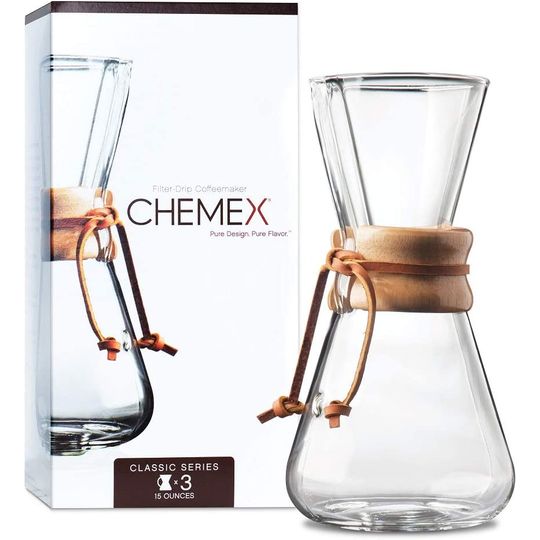 Kit Luxuoso para Preparo de Café Premium  Chaleira, Balança Digital,  Moedor e Jarra Tipo Chemex 