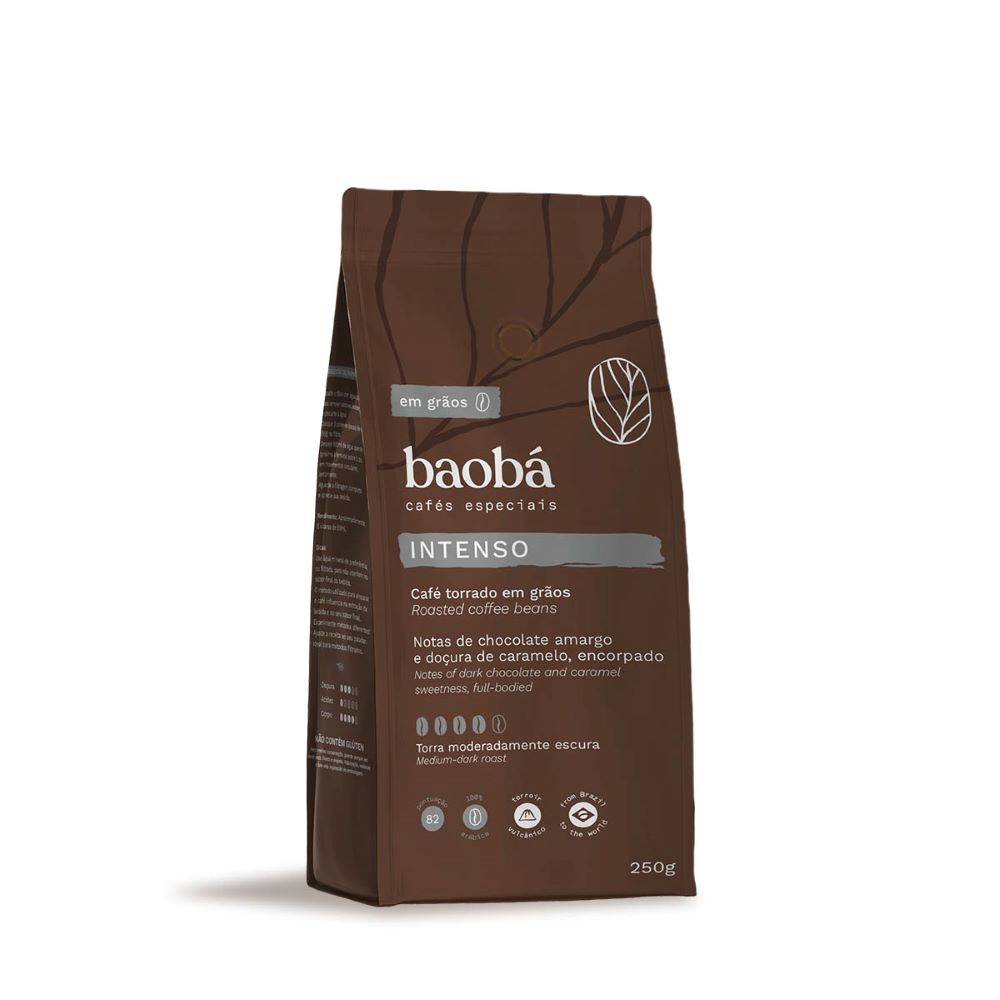 Café Baobá Intenso em grãos 250 g