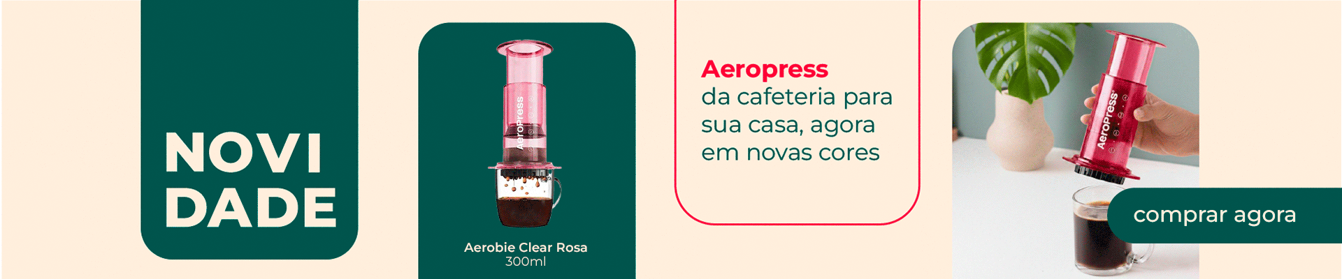 Aeropress Novas Cores